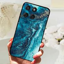 Madingi dėklai Motorola Edge 60 Fusion 5G, atsparūs smūgiams buferiai, minkštas telefono dangtelis Moto Edge60 Fusion, silikoninis apsauginis dėklas Motorola Edge 60 Fusion blue