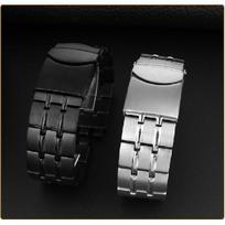 19mm Watch Band For Swatch YRS403 YRS412 402 Bracelet Strap Stainless Steel Tool 19mm sidabras
