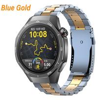 Tikro titano apyrankė Huawei Watch 4 4 Pro Ultimate prabangai 22mm titano riešo apyrankė Huawei GT 5 Pro 46mm GT 4 GT 3 Pro dirželiui Huawei Watch 4 4 Pro black