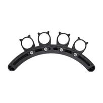 Resin Finger Training Device Adjustable Finger Gaps Dilator Suitable for Guitarists Featuring Adjustable Settings 1 black