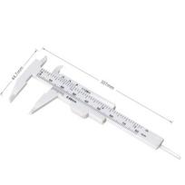 Eyebrow Positioning Ruler Tattoo Eyebrow Ruler Score Ruler Draw Eyebrow Measurement Eyebrow Ruler Plastic Vernier Caliper 80Mm balta