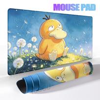 Mouse Pads Anime Extended Gamer Mechanical Keyboard P-pokemon Desk Offices Accessories Psyduck Carpet Gaming Notbook PC Deskrugs 30cm by 60cm