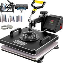 VEVOR Heat Press 8 in 1 Heat Press Machine 38x38cm Heat Transfer Press 15x15Inch T-shirt Press Mulitifuctional Sublimation Machine for T-shirt Mug juoda