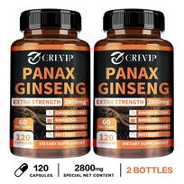 Kapsulės su dideliu kiekiu Korėjos ženšenio komplekso, sumaišytos su ginkgo biloba, žaliosiomis arbatomis, ashwagandha, burokėliais ir multivitaminais. 120*2