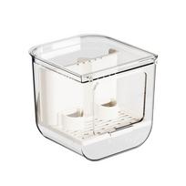 Transparent Automatic Feeding Device Large Capacity Hanging Cage Feeder Bird Food Dispenser  Yard