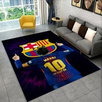 Ožkos M-Messi Futbolo Sportinis Kilimas-Kilimėlis Žaidimų Kambariui Miegamajam Svetainei Sofai Namų Dekoras, Vaikų Žaidimų Vietos Kilimėlis Neslystantis Grindų Kilimėlis 80cm x 120cm