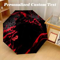 Portable Auto Folding Umbrella,Tokyo Ghoul 8 Rib Waterproof Umbrella For Camping Commute Three-fold umbrella