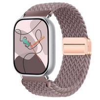 2025 m. XIAOMI magnetinė kilpa Xiaomi Redmi Watch 4 5 dirželiui, reguliuojama pintinė sportinė nailoninė pakaitinė apyrankė Miband 8 pro/9 pro apyrankei For Miband 8 pro gray