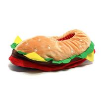 Madingos poros šlepetės-hamburgeriai vyrams, dizainerio, juokingos šlepetės, patogios, minkštos, šiltos, vyriškos šlepetės, žieminės kailinės šlepetės, namų vyras 38 beige