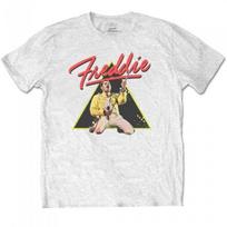 Freddie Mercury Unisex Adult Triangle Cotton T-Shirt XXL juoda