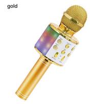 Naujas belaidis „Bluetooth“ karaoke mikrofonas, rankinis karaoke mikrofonas, skirtas vaikams, muzikinė scena, žaislas, muzika, dainuojantis garsiakalbis, vaikams, dovana