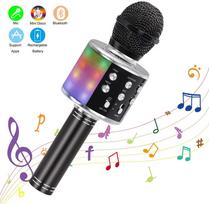 Naujas belaidis „Bluetooth“ karaoke mikrofonas, rankinis karaoke mikrofonas, skirtas vaikams, muzikinė scena, žaislas, muzika, dainuojantis garsiakalbis, vaikams, dovana