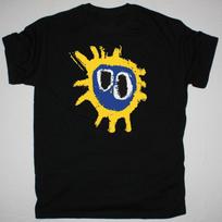 PRIMAL SCREAM Cotton Black All Size Unisex Shirt XXXXL yellow