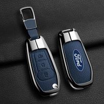 Dėklas Automobilio Raktų Dangtelis Ford Fusion Fiesta Escort Mondeo Everest Ranger 2019 S Max Kuga 2 Focus MK3 Ecosport Laikiklis Priedai gray