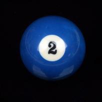 Standard Snooker & Pool Ball Set: Individual Sales of White Cue Ball and Black 8 Ball.
