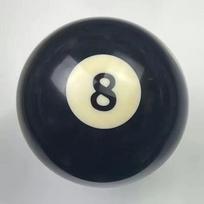 Standard Snooker & Pool Ball Set: Individual Sales of White Cue Ball and Black 8 Ball.