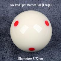 Standard Snooker & Pool Ball Set: Individual Sales of White Cue Ball and Black 8 Ball.