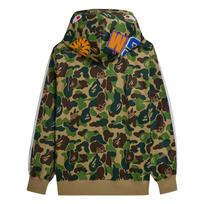 Adidas Originals x BAPE SHARK Sportinis džemperis su gobtuvu Striukė Unisex KF4916 S black
