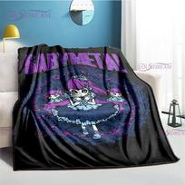 Babymetal Print Super Minkšta flanelinė antklodė Šilta Patogi Heavy Metal muzikos antklodė Dovanos vaikams Suaugusiesiems visą sezoną 100cmx150cm