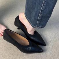 Fashion 2024 Hot Sale Women's Shoes Shallow Women's High Heels Fashion Solid Office and Career Sexy Pointed Toe Heels WomenZapatos Mujer 39