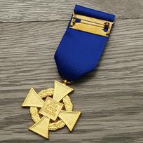 Medalis, užsienio emblema, atminimo medalis, kviečių varpa, kryžiaus medalis, Kalėdų dovana, dovanėlės kojinėms auksas