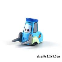 1:55 Disney Pixar Automobiliukai Finnas McMissile Litchi Milesas Axirodas Flo Šerifas Sarge Guido Luigi lydinio žaislinio automobilio modelis vaikų žaislai gray