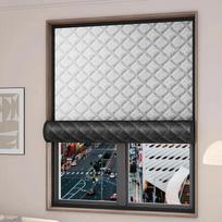 1P No-Drill Thermal Window Film Thickened Self-Adhesive Insulation Cover Easy Install Cold-Blocking Design for Warm Winter Home 80x100cm  white