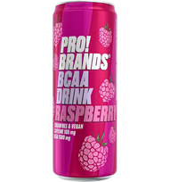 Pro! Brands BCAA Drink, Raspberry, 330 ml