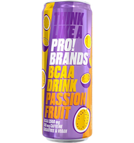 Pro! Brands BCAA Drink, Passion Fruit, 330 ml