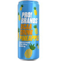 Pro! Brands BCAA Drink, Pineapple, 330 ml