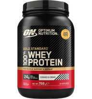 Optimum Nutrition 100% Whey Gold Standard, Cookies & Cream, 768 g