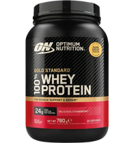 Optimum Nutrition 100% Whey Gold Standard, Delicious Strawberry, 768 g