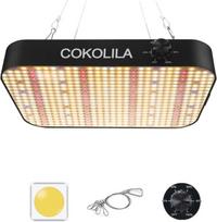 Cokolila LED augalų lempa 130 W – 31 × 21 cm