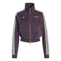 (WMNS) adidas x Coca-Cola Firebird Reg Denim Track Jacket Asia Sizing 'Black' Women's KY7693 M gray