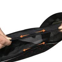 Motociklo sėdynės užvalkalas PU odos sėdynė motor tinklelis kvėpuojantis vandeniui atsparus motorolerio sėdynės pagalvėlė nuo saulės pagalvėlė sėdynės užvalkalas ONESIZE black