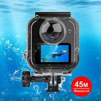 Transparent‑PC 45‑Meter‑Depth Waterproof‑Diving‑Housing‑Case,High‑Transmittance Underwater‑Protective‑Shell For GoPro MAX2 360‑Action‑Camera