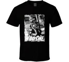 The Wild One 1953 Brando Film Fan T Shirt L gray