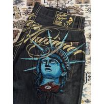 High-Waisted Wide-Leg Straight Cut Denim Jeans Women Y2K Streetwear Blue Black Washed Small gray