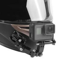 Skirta „GoPro hero6/5/4“ motociklo šalmo smakro laikikliui patefono mygtuko tvirtinimo veiksmo kameros priedams