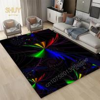 3D LED šviesos iliuzijos kilimas skalbiamas neslystantis kilimas svetainei vaikams berniukui mergaitei paaugliui dekoras didelio ploto grindų kilimėlis 120x160cm-47x63in
