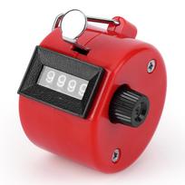 4-Digit Number Count Clicker Counter Hand Mechanical Counters Clickers Golf Counter for Counting Knitting Coaching Golf Fishing geltona