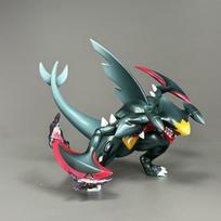 Bkm Pokemon Anime Lėlė Dekoratyvinis Modelis Mega Garchomp Dviejų Spalvų Gk Veiksmo Figūrėlės Pvc Statulėlė Žaislas Dovana Sukurta Vaikams Berniukams Gimimo Data gray