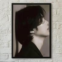 Art Diamond Painting BTS Full Round Diamond Mosaic Embroidery Cross Stitch Kit DIY Home Decoration Handmade Gifts Round 20x30cm gray