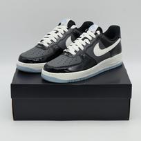 IB7676-001 Nike Air Force 1 Low Juoda Armijos Mėlyna Geležies Pilka Kreminė (Vyriški) 10.5 gray