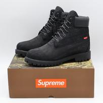 TB0A5TBZW05 Supreme Timberland Patchwork 6 Inch Premium Boot Black (Men's) 7.5 black