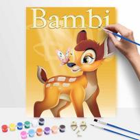 Disney Bambi digital oil painting art kit DIY handmade home decoration gift 50x70cm