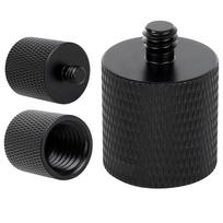 Adapterio mova sumažinanti 5/8  iki 1/4  trikojo juoda lempų stovo 21 mm