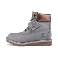 Timberland 6 Inch Premium Waterproof Boots 'Steeple Grey Waterbuck Gunmetal Metallic Collar' Women's A1BK7 37 gray