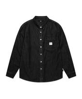 LMC Oversized Denim Shirt Black Black/L black