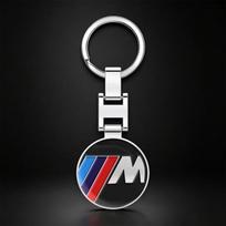 Metalinis 3D sportinis raktų pakabukas Raktų pakabukai Automobilio emblema Raktų pakabukai Aksesuarai BMW E90 E91 E92 E93 E60 F10 F07 E64 E63 M 50-mečio msdf34 black